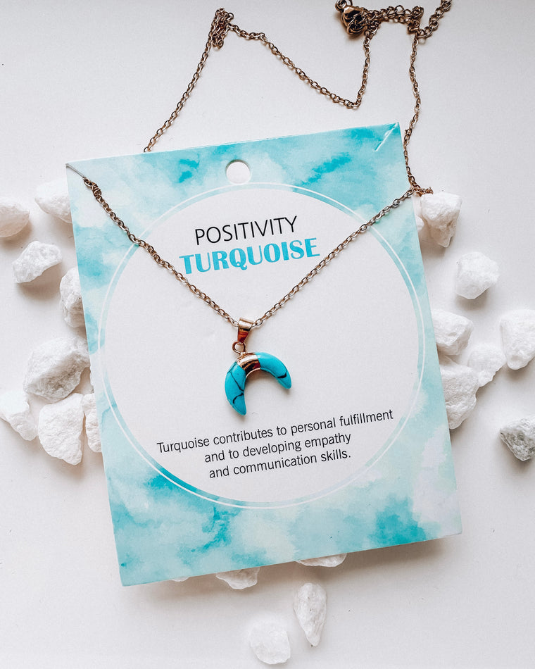 Turquoise necklace [gold]