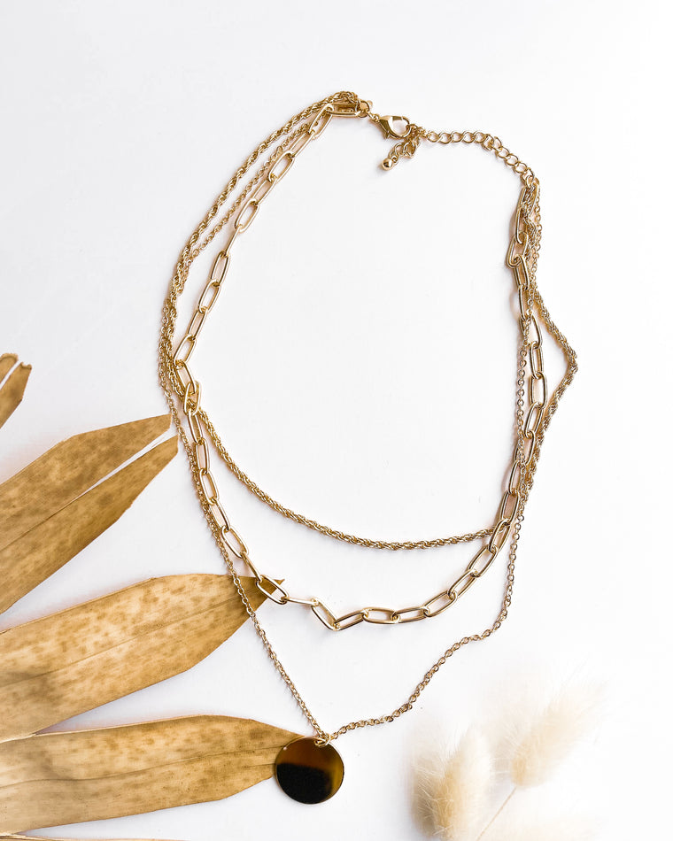 Layered Mix Necklace [gold]