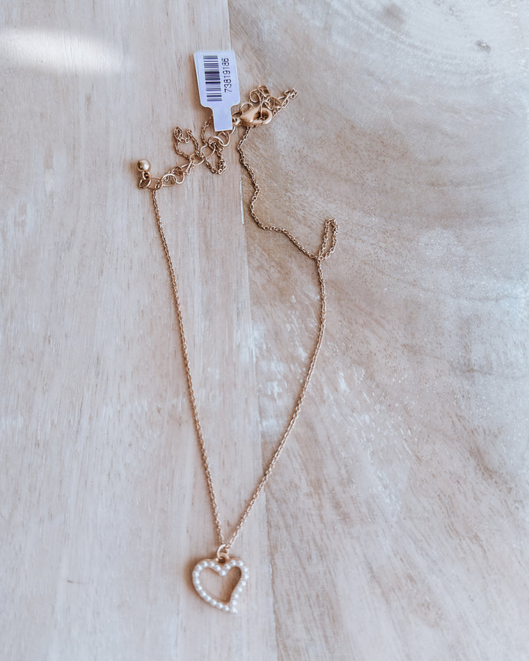 Dainty Chain with Heart [gold]