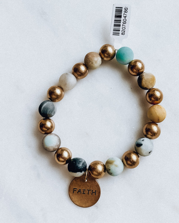 Faith Bracelet [gold/mint]