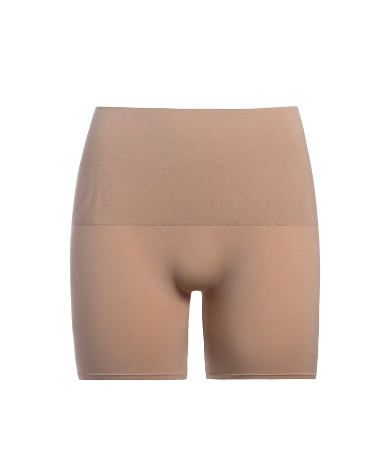 Basic High Waist Shorts [tan]