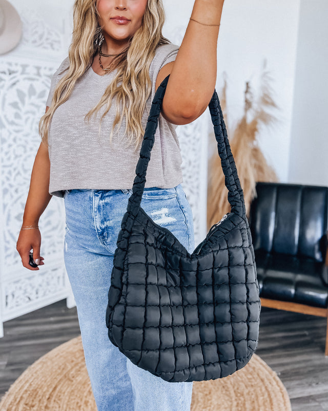 Pia Quilted Puffer Bag 2.0 [black]