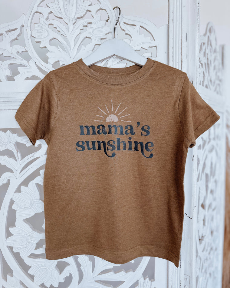 mama's sunshine tshirt [brown]