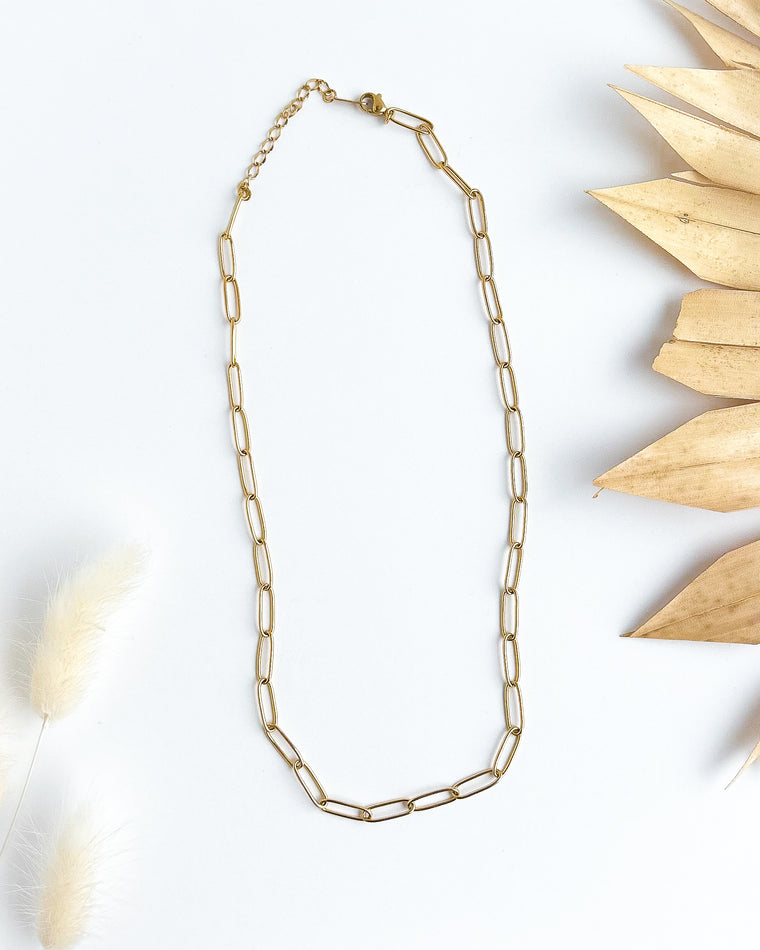Plain Jane Chain [18k Gold Plated Stainless Steel]