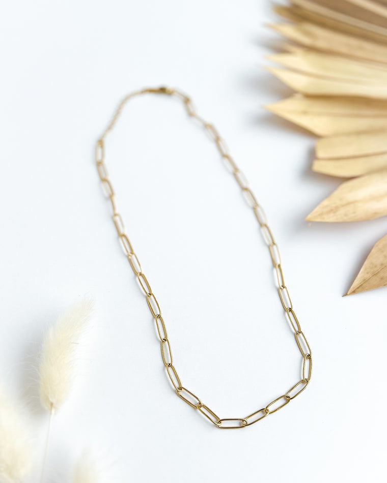 Plain Jane Chain [18k Gold Plated Stainless Steel]
