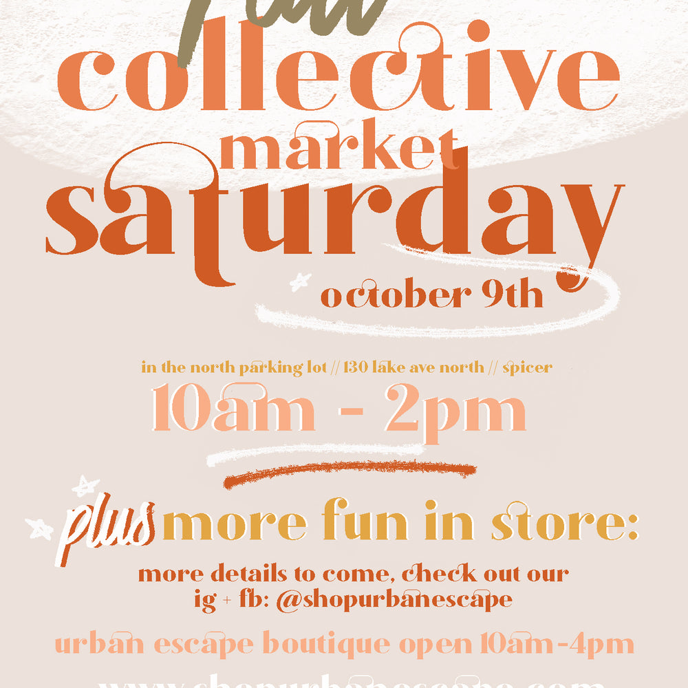 FALL collective market... coming up SOON!