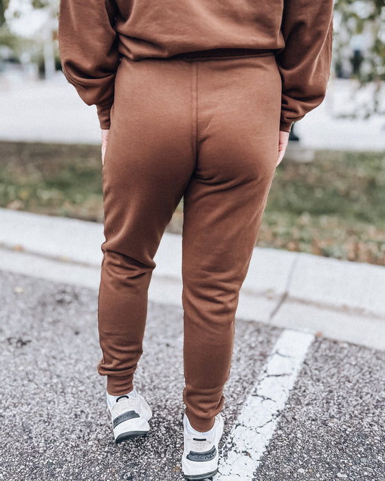 On The Run Joggers [walnut]