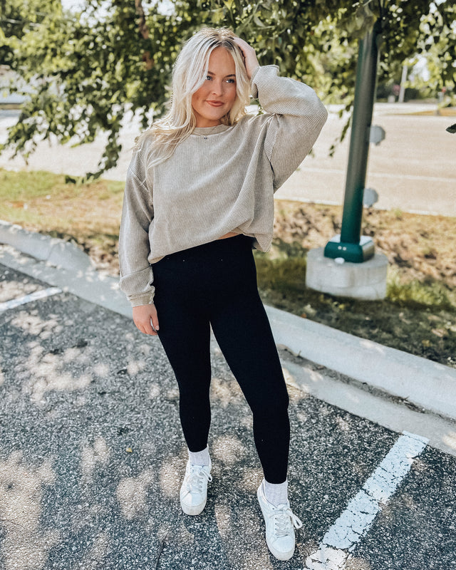 Rib Leggings [black]