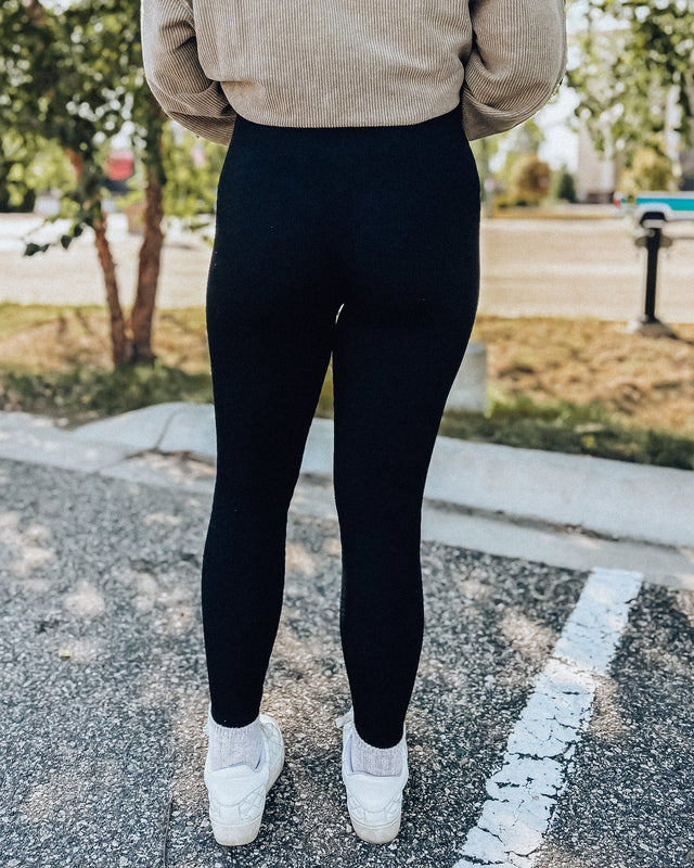 Rib Leggings [black]