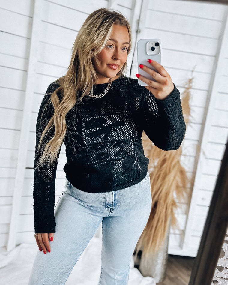 Eilis Knit Sweater [black]