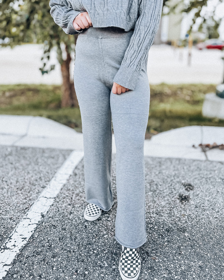 Over The Moon Sweater Pants [smoke]