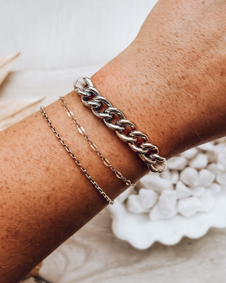 Sylvana Bracelet/Hair Tie [gold/rhodium]