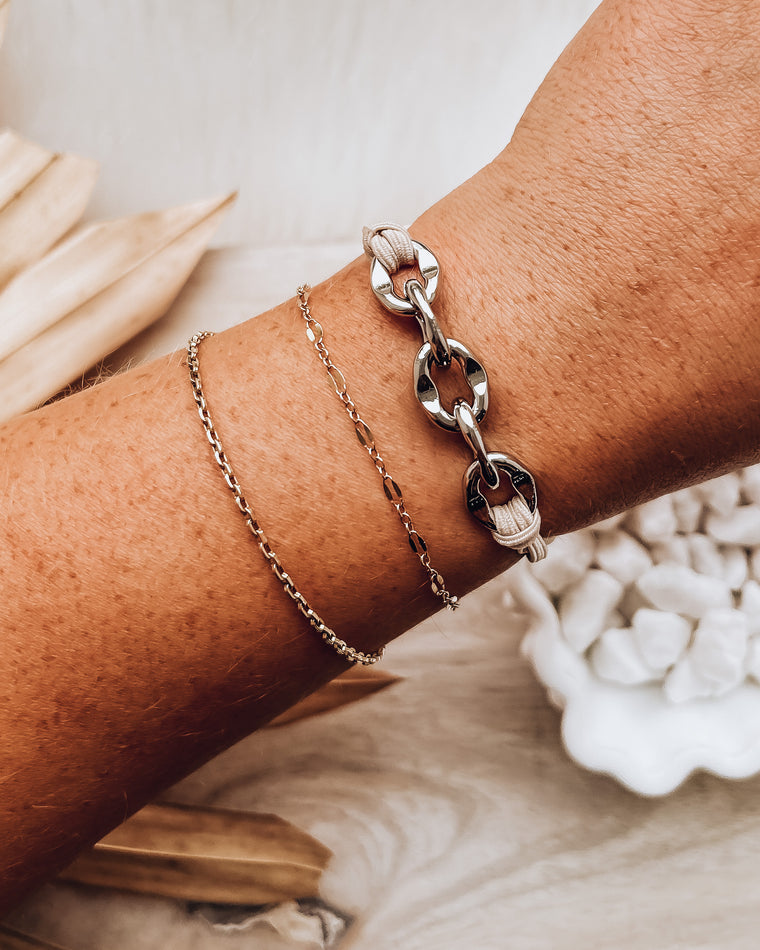 Verdantia Bracelet/Hair Tie [silver]