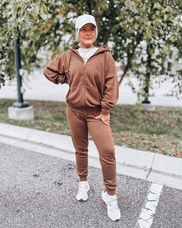 On The Run Joggers [walnut]