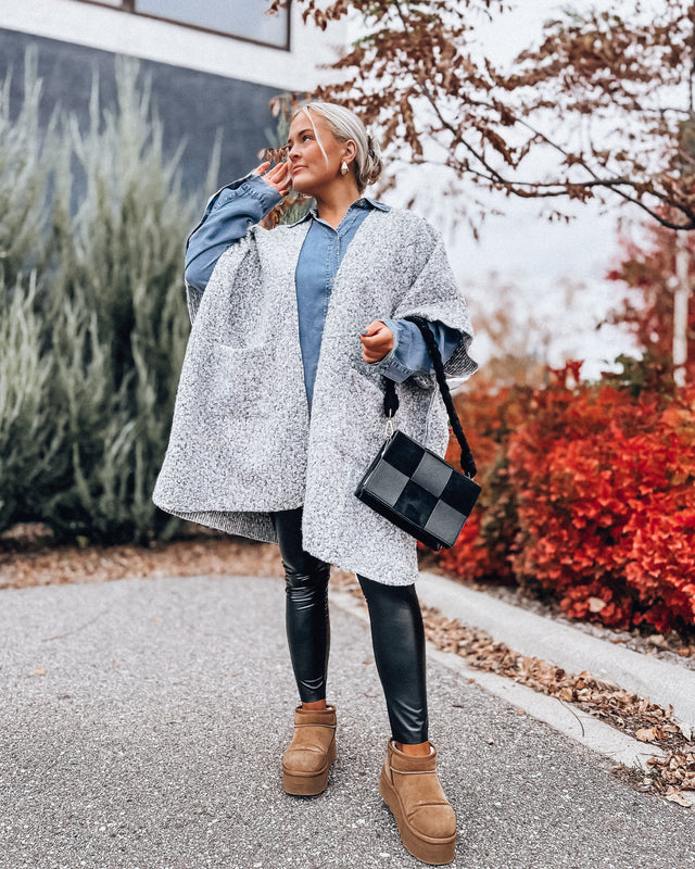 Cobblestone Kimono [grey]