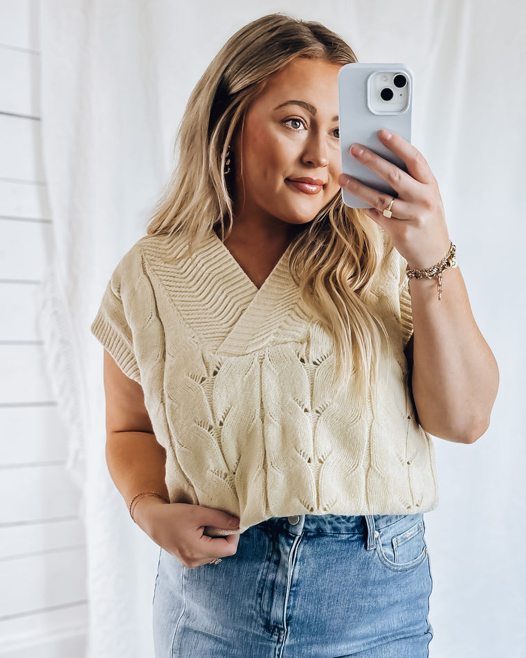 Fall Harvest Sweater Vest [natural]