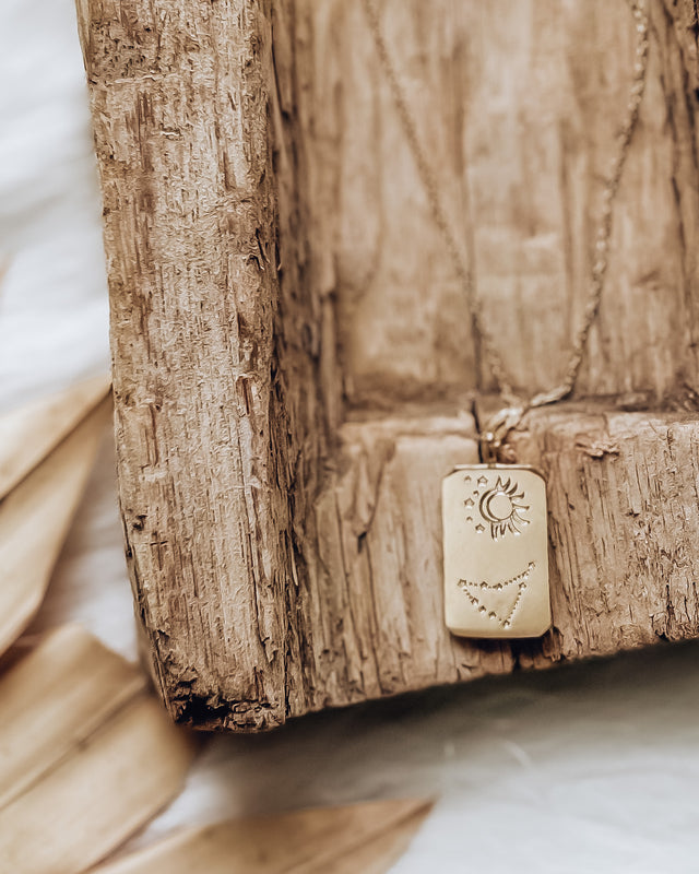 Zodiac Constellation Necklace [gold plated]