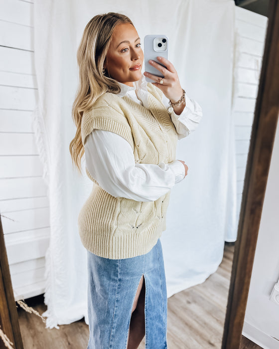 Fall Harvest Sweater Vest [natural]