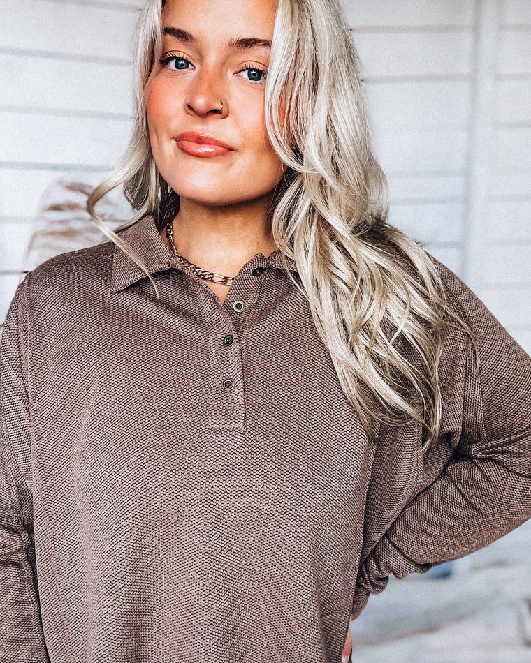 Coffee Date Top [cocoa]