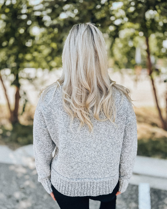 Cool Breeze Sweater [h. grey]