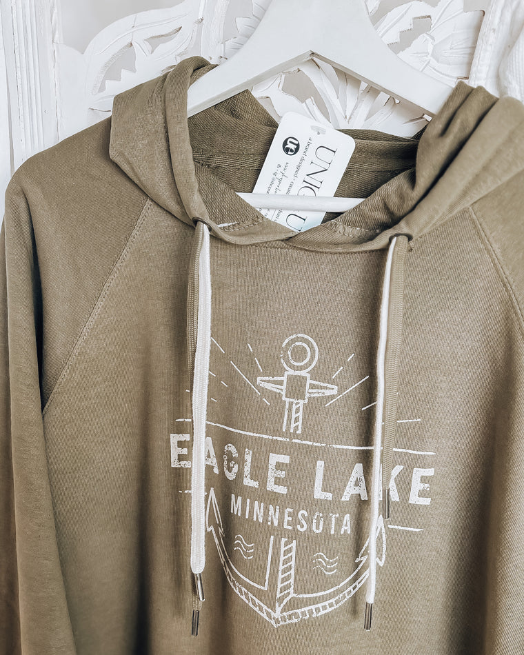 Eagle Lake Anchor Unisex Sweatshirt [olive]