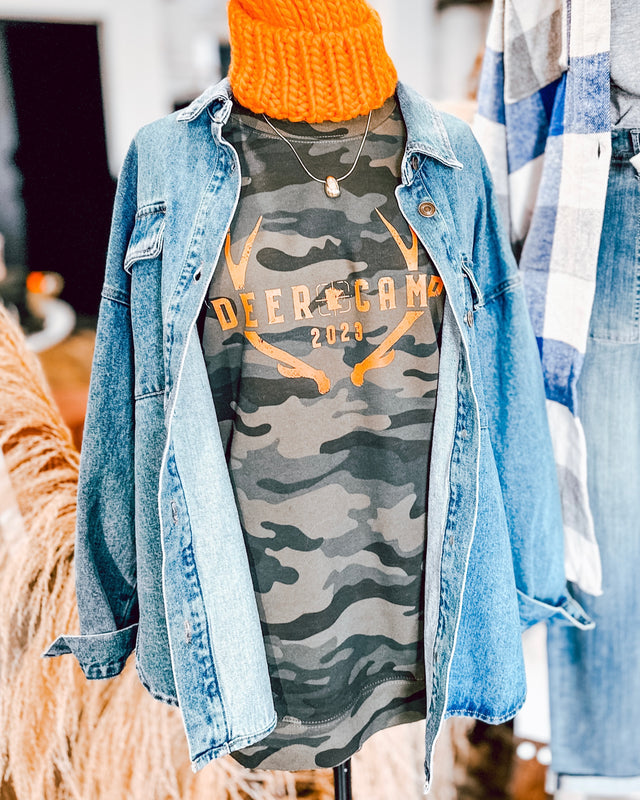 Deer Camp Unisex Crewneck [camo]