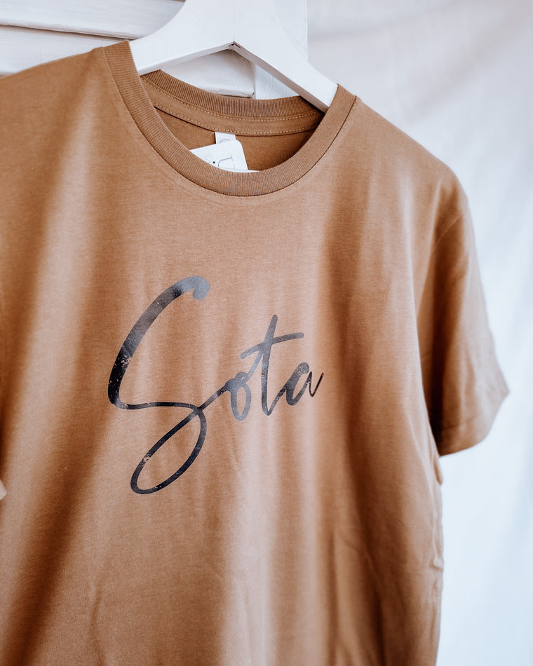 RESTOCKED: Sonny Sota Unisex T-Shirt [brown/blk]