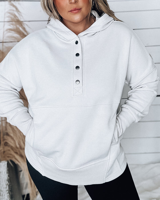 Cozier Days Hooded Pullover [bone]