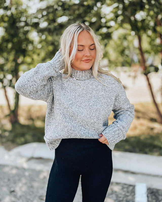 Cool Breeze Sweater [h. grey]
