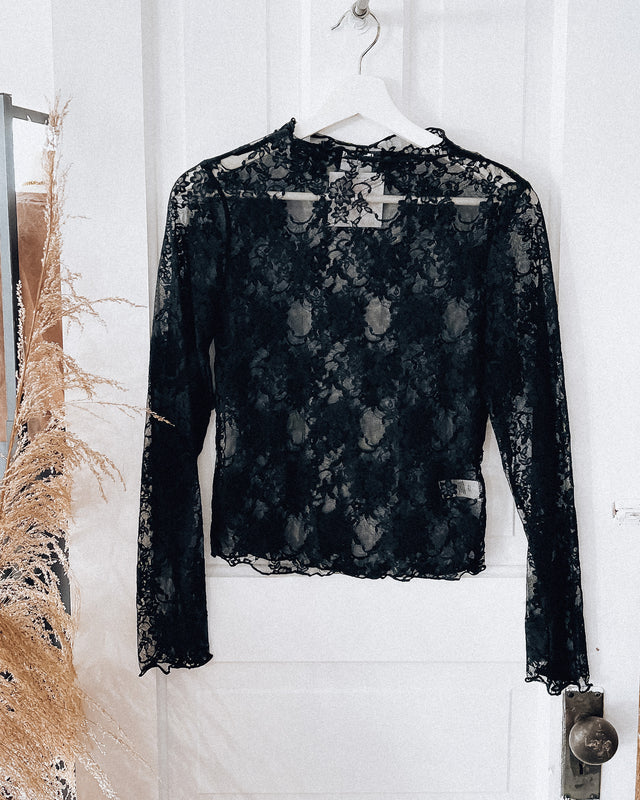 Lovely Lace Top [black]