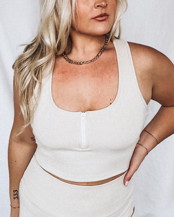 Elevated Crop Top [cream]