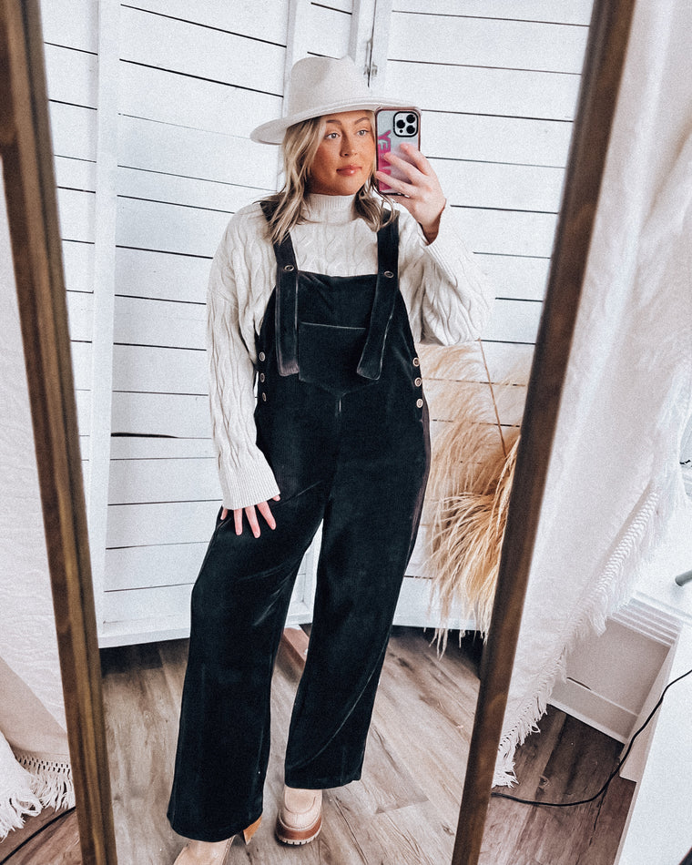 Holiday Hustle Overalls [washed espresso]
