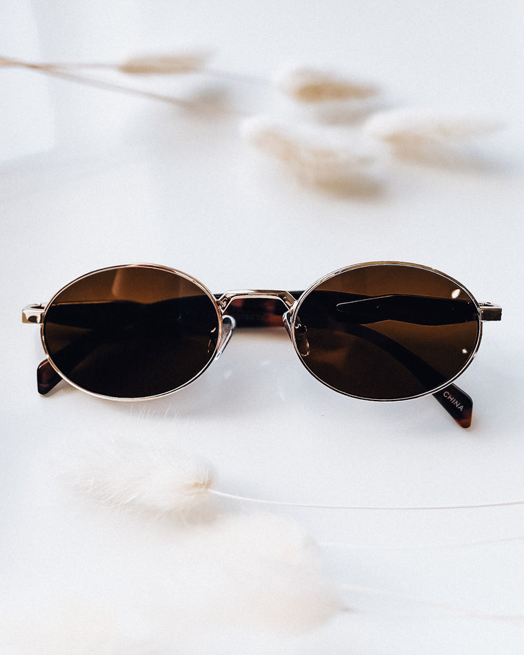 Remmi Sunglasses [gold/brown]