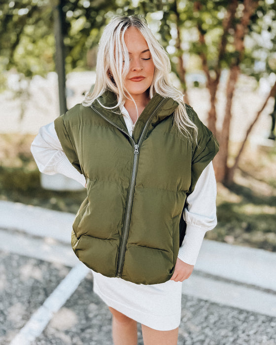 Axel Puffer Vest [olive]