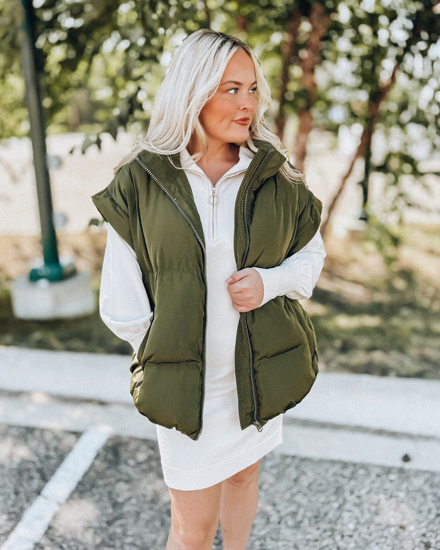 Axel Puffer Vest [olive]