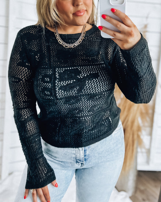 Eilis Knit Sweater [black]