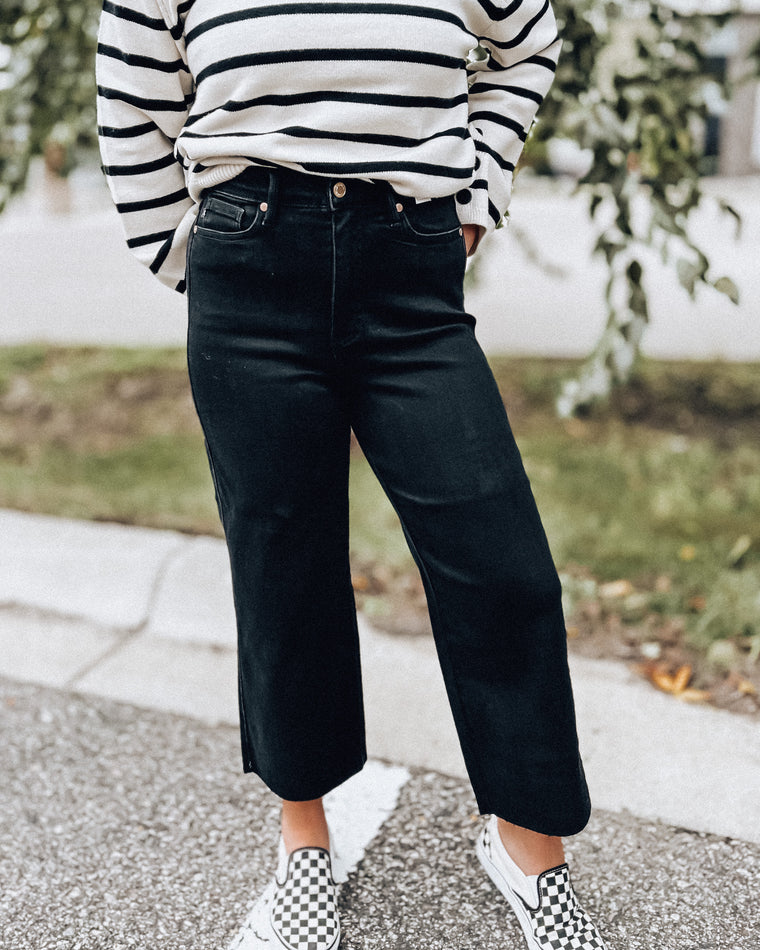 Remmy Judy Blue Tummy Control Wide Leg [black]