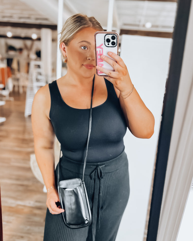 Charlotte Phone Crossbody [black]
