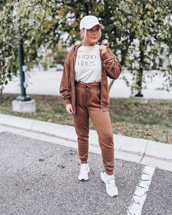 On The Run Joggers [walnut]