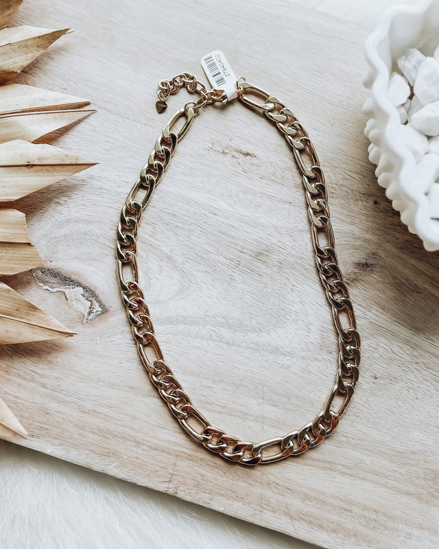 Figaro Chain Necklace [gold]