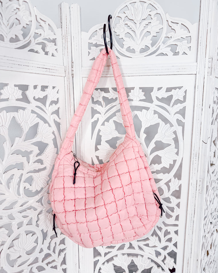 Pia Quilted Puffer Bag 2.0 [light pink]
