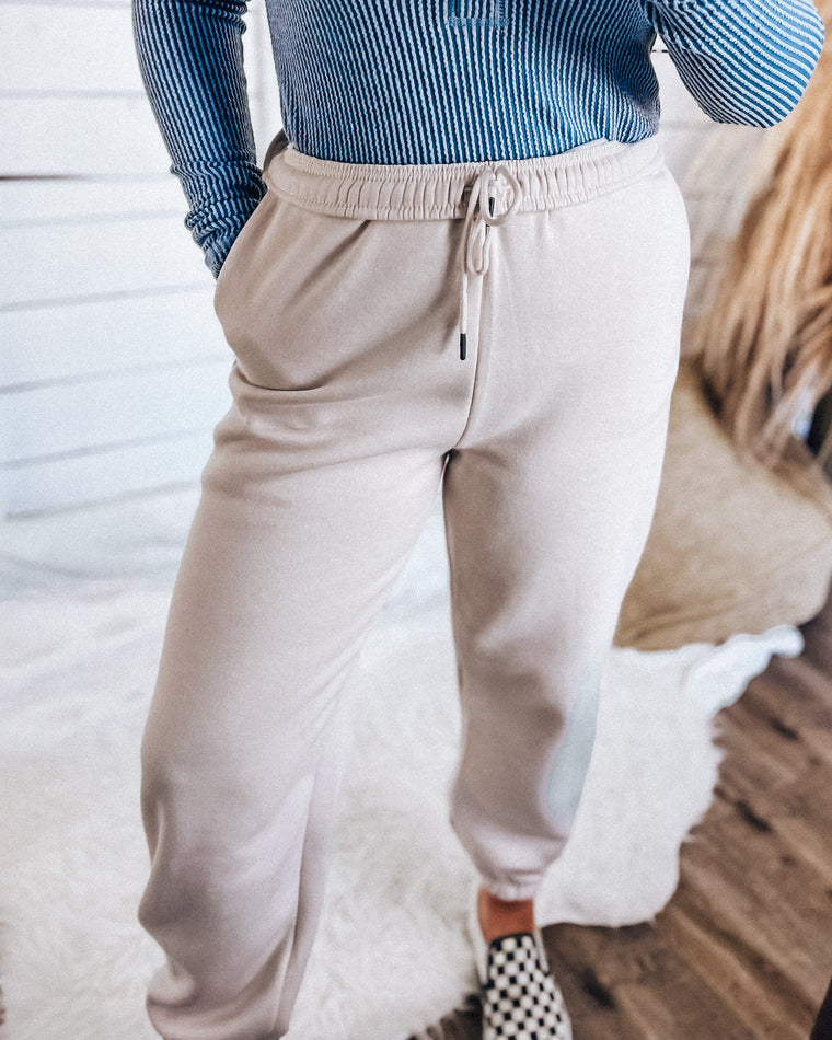 Take It or Leave It Joggers [cream]
