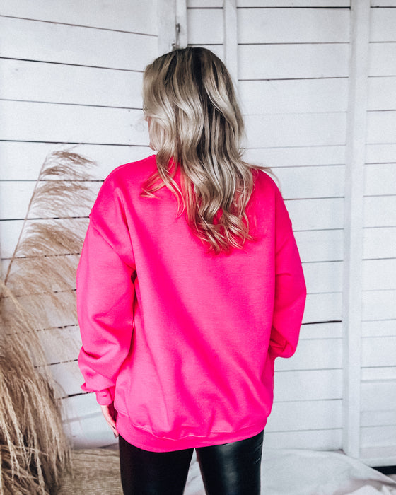 Holiday Cheer sweatshirt [pink]
