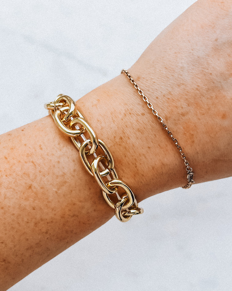 Chain Stretch Bracelet [gold]