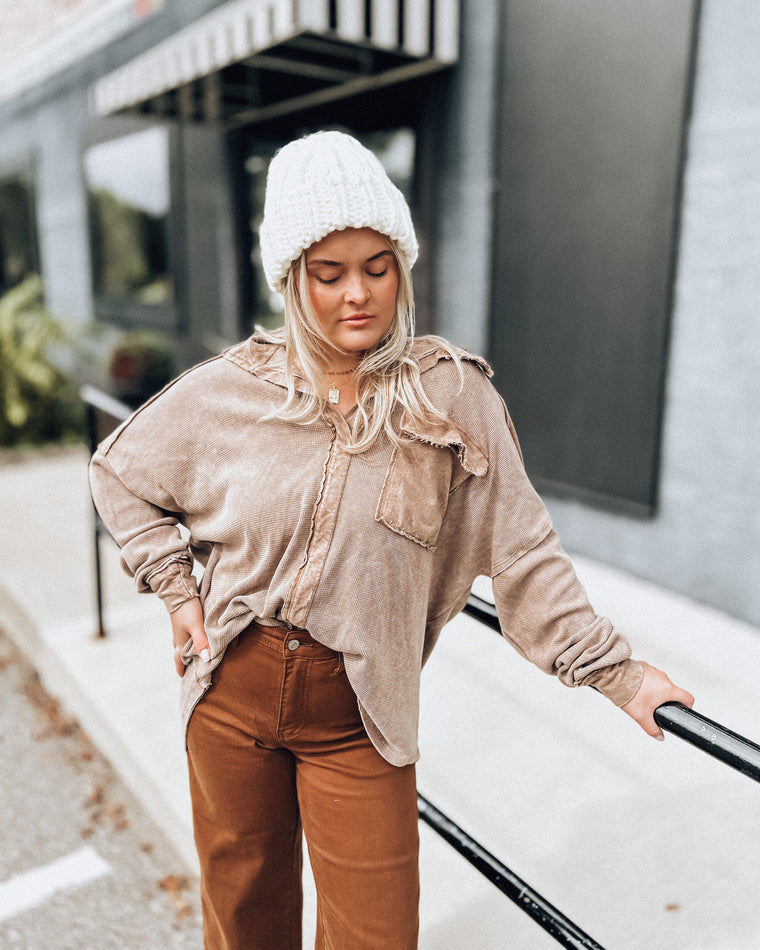 Wanderlust Top [mocha]