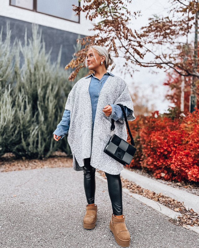 Cobblestone Kimono [grey]