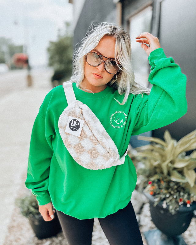 The Universe Crewneck [kelly green/yellow]