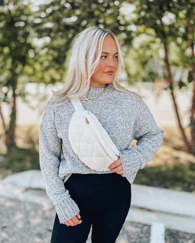 Cool Breeze Sweater [h. grey]