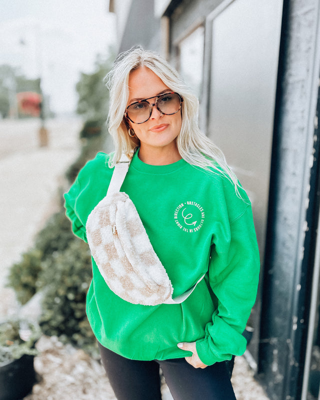 The Universe Crewneck [kelly green/yellow]