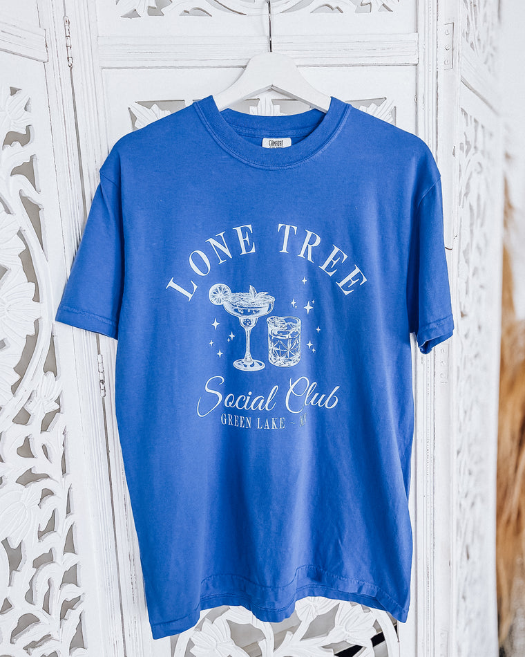 Lone Tree Social Club Teeshirt [blue/white]